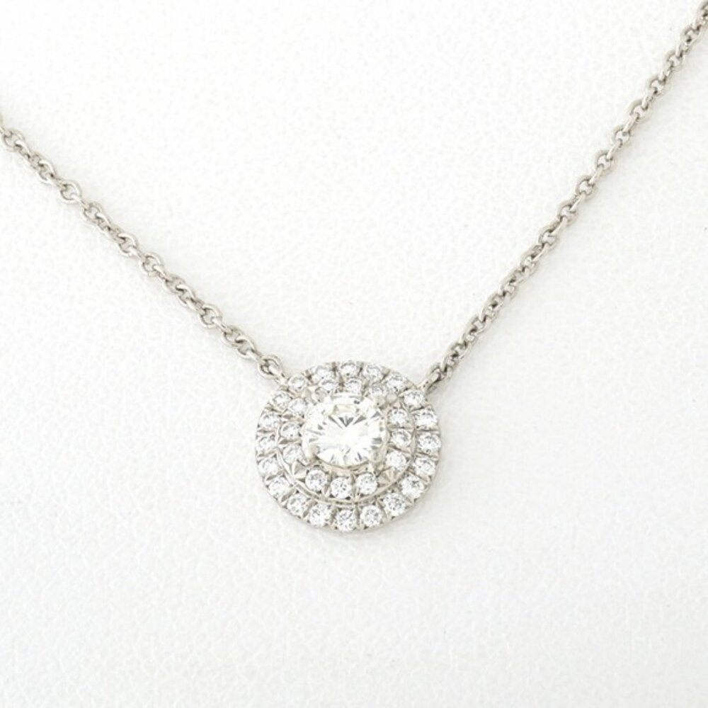 Tiffany Soleste necklace with double halo